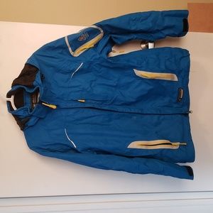 Mens Large Wetskin jacket. Blue.
